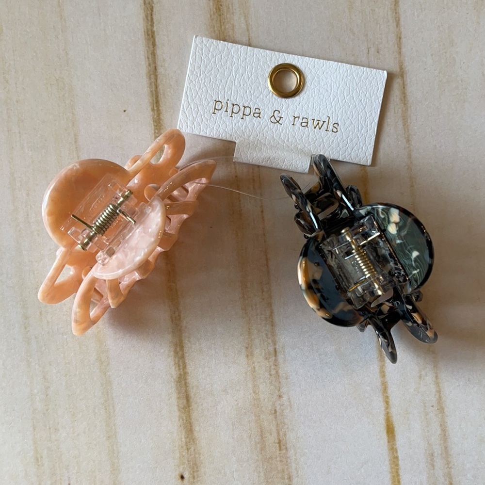 Anthropologie Pippa Claw Hair Clip Set - Picture 5 of 7